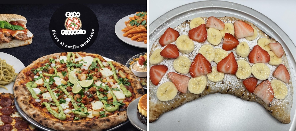 Coba Pizzeria Menu